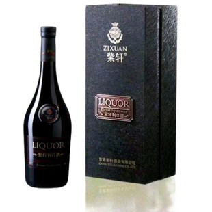 礼盒装 750ML 红葡萄酒干红 过节bi备 紫轩红酒 包邮 紫轩利口酒