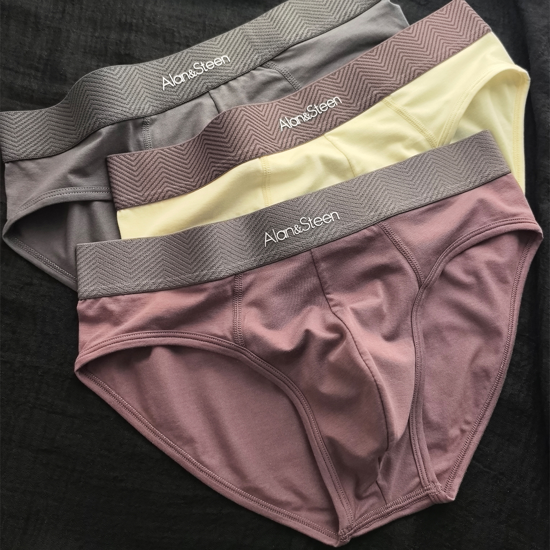 活力潮流商务男士三角纯棉高弹内裤男士内裤透气纯棉修身裤衩男