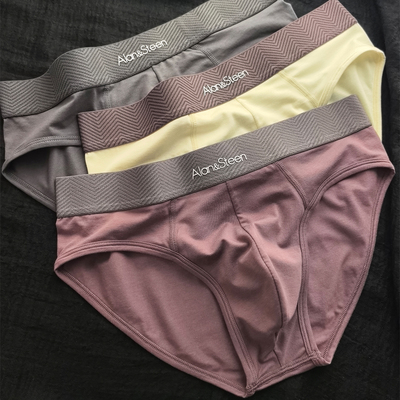 透气纯棉青年学生大U抗菌