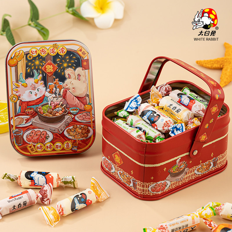 大白兔奶糖礼盒过年年货糖果新年生日礼物喜糖零食礼包女生伴手礼