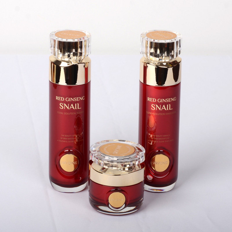 秀薇妍伊旗舰店 化妆品红参蜗牛三件套盒 改善暗沉补水保湿嫩肤