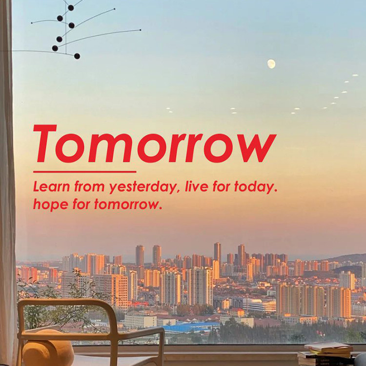憧憬明天创意英文玻璃镜子贴纸瑜伽健身房装饰贴墙面励志名言墙贴