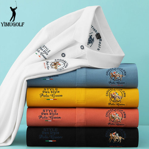 高尔夫服装 男士衣服Golf春秋冬男装长袖T恤球服休闲时尚运动上衣