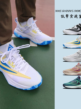 Nike Giannis Immortality 3字母哥支线男款低帮实战篮球鞋DZ7534