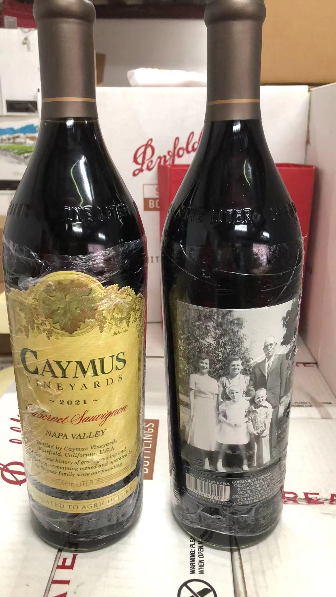 美国佳慕赤霞珠红葡萄Caymus Vineyards 2021年1000毫升