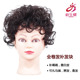 枝生蝶假发仿真发头顶遮白发化纤刘海中老年女士补发片发块卷发顶