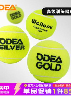 ODEA欧帝尔网球DD1DD2DD3DD8 GOLD散装整袋高弹耐打比赛训练球