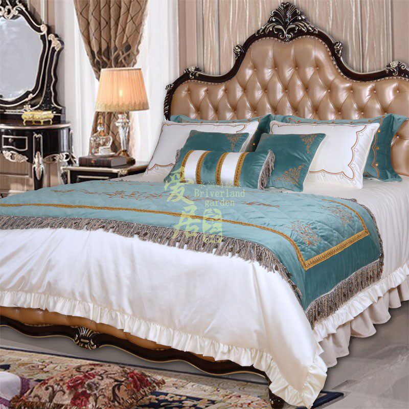 奢华欧式新古典床上用品别墅家居样板间高档样板房床品多件套装