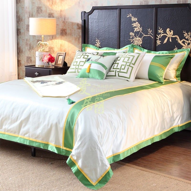 高端奢华新中式床品多件套装法式样板房高档欧式居家床上用品定制