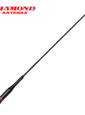 日本钻石天线 AZ504FX UV双段车载电台天线 黑色 软质短天线 39cm