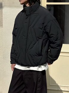 高级感简约立领羽绒服男25新款冬季潮流百搭短款外套男士保暖上衣