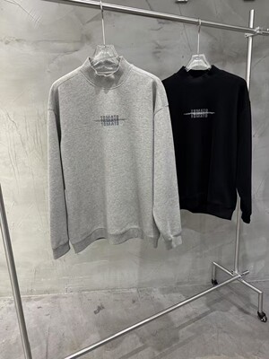 加绒卫衣2025新款时尚宽松休闲舒适百搭字母中领设计男装上衣潮流