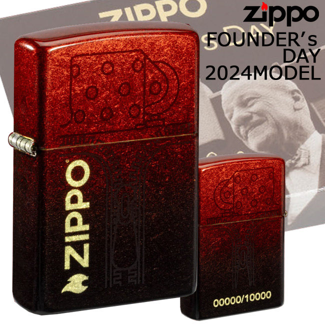 日本代购正品 zippo打火机 FOUNDER'S DAY创始人日世界限定10000