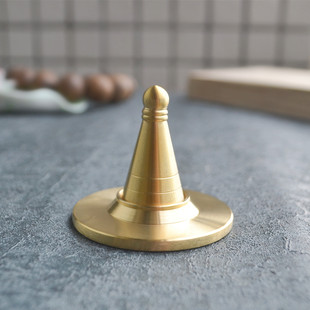 纯铜塔香制作模具底座檀香粉沉香粉熏香锥香香模香炉香道用具套装