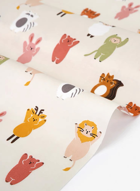 韩国花型 纯棉布料全棉印花布 服装童装包袋面料Yippee