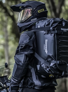 犀牛勇士全防水摩托车后座包驮包大容量摩旅包长途摩旅收纳尾包