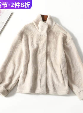 504142 冬中长款暗扣长袖外套