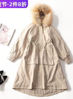 412406 冬长款拉链长袖免毛内胆派克服