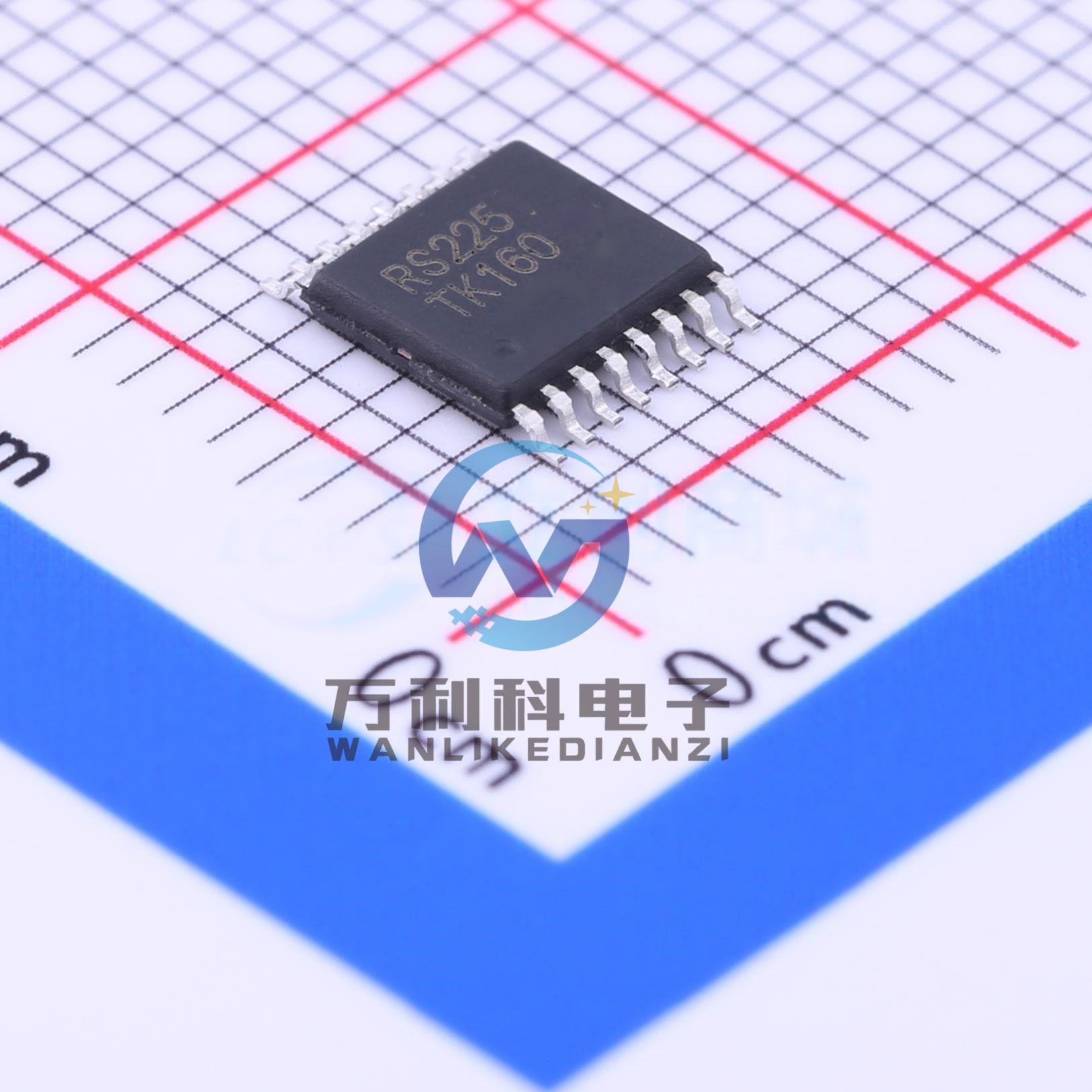 RS2251XTSS16 单刀八掷(SP8T)模拟开关/多路复用器TSSOP-16封装