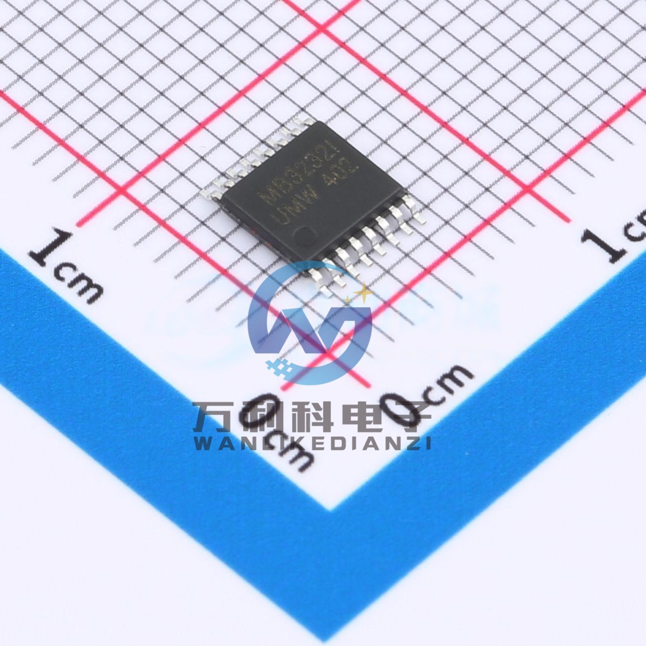 MAX3232IPWR 收发器RS232芯片TSSOP-16封装 原裝正品