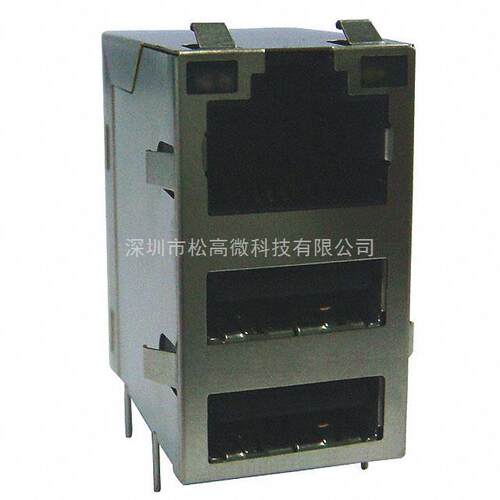 ARJU31B-MASB-AD-B-FLU2 [CONN MAGJACK 3PORT 100 BASE-TX]