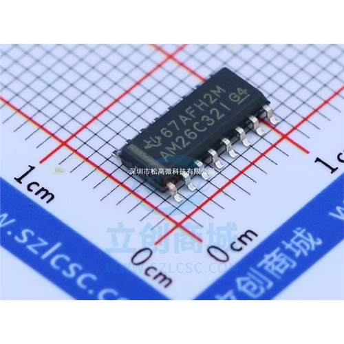 全新进口 AM26C32IDR AM26C32I SOP-16 工业级 线路接收器