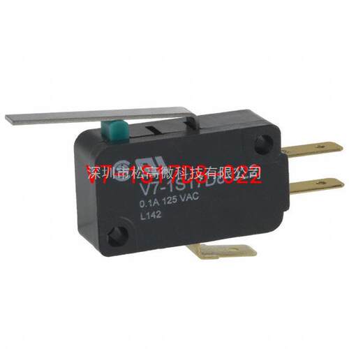 V7-1S17D8-022 [SW LEVER SPDT 100MA GOLD QC 125V]