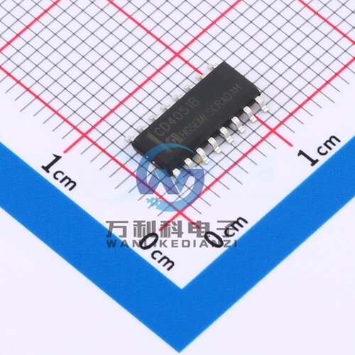 CD4051BM/TR 单刀八掷(SP8T)模拟开关/多路复用器SOP-16封装 原裝