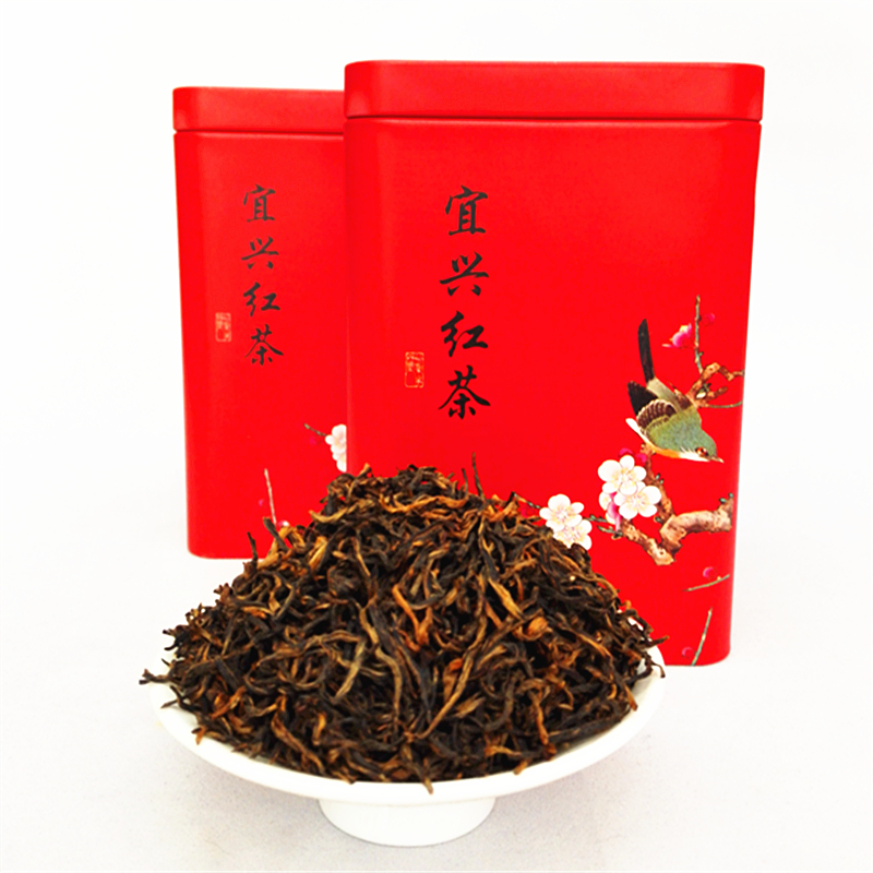 宜兴红茶春季新茶阳羡茶明前浓香型功夫茶叶散装罐装500克包邮