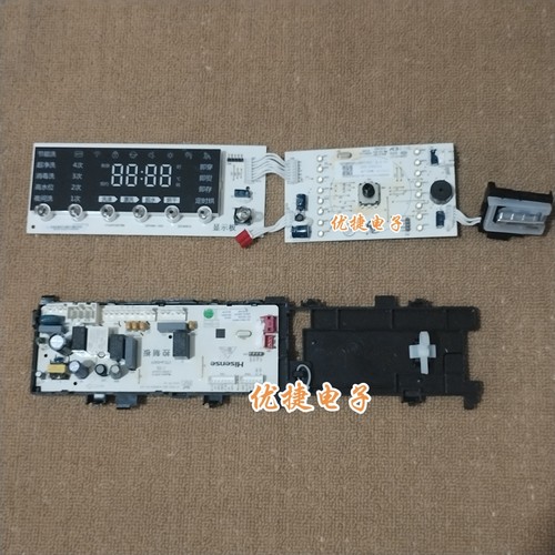 适用于海信滚筒洗衣机XQG100-UH1406F电脑板主板显示板控制板