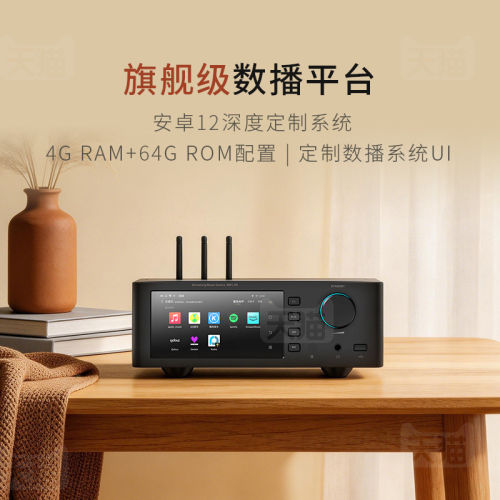 山灵SM1.3R流媒体数播解码一体机安卓HiFi高保真发烧级功放播放器