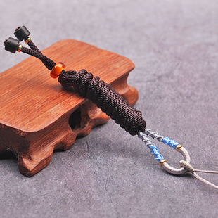 吊坠绳子高档玉坠挂绳手工编织绳diy翡翠平安扣佛公男女款挂脖绳