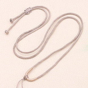 吊坠挂脖绳子细款香槟缠线素雅挂绳diy翡翠玉佩黄金宝宝可调红绳