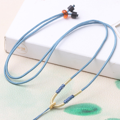 简约吊坠素绳男女款项链绳子批发