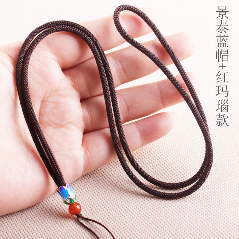 高档景泰蓝吊坠挂绳DIY翡翠黄金蜜蜡项链绳简约男女款挂件绳子,饰品/流行首饰/时尚饰品新,绳,淘宝优惠券,粉丝福利购,淘宝优惠卷