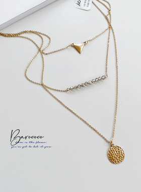 随性气质ins叠戴风多层短款项链