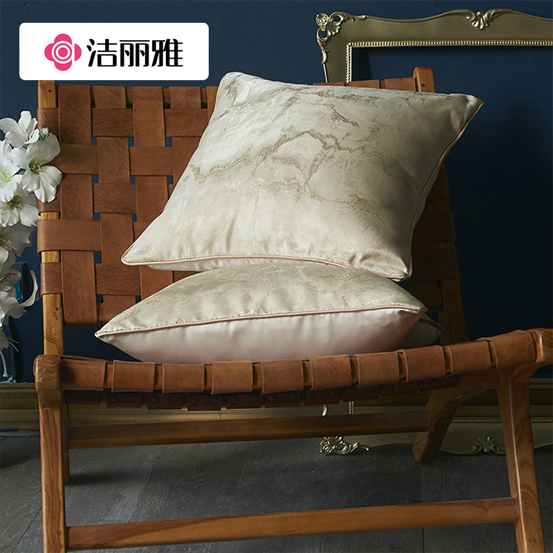 洁丽雅轻奢提花典雅抱枕四季家用