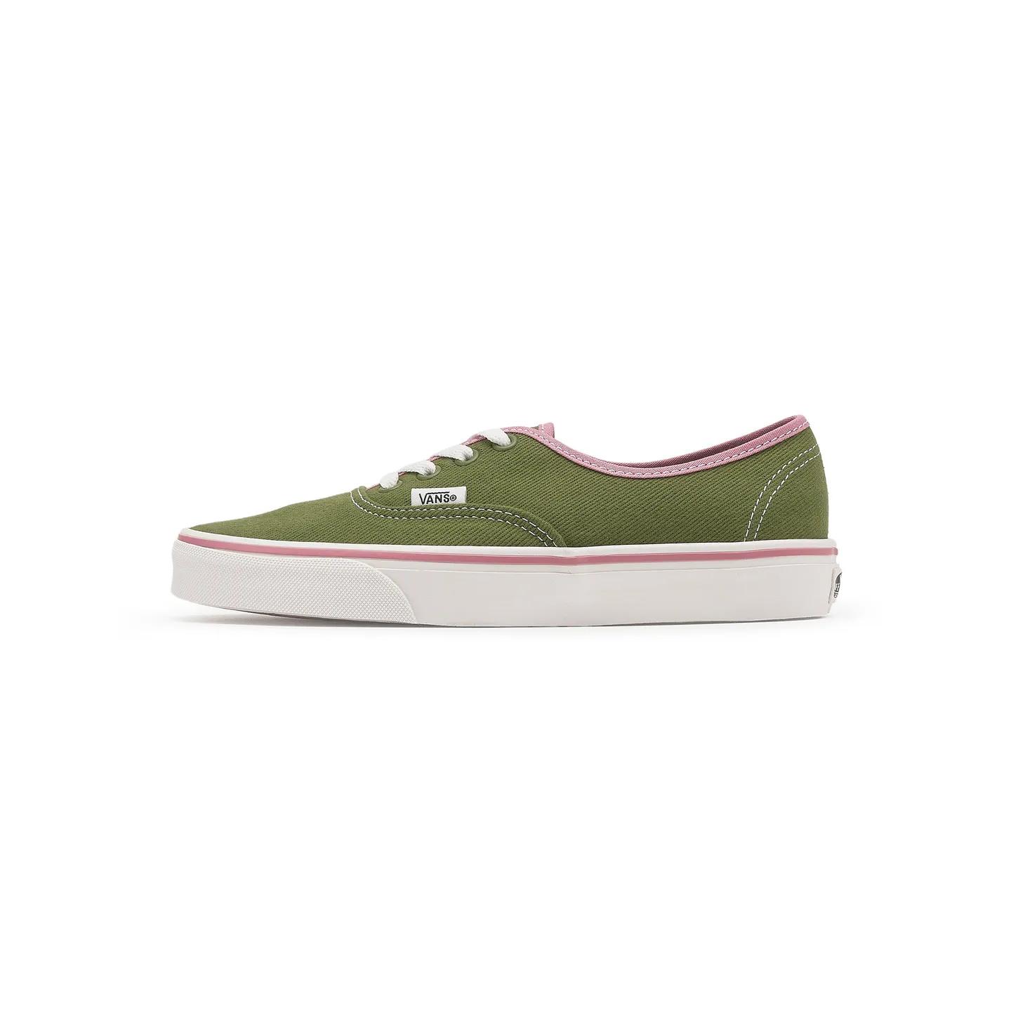 首尔的米家VANS 男鞋女鞋Authentic绿粉帆布休闲滑板鞋运动鞋