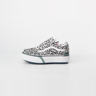 首尔的米家VANS 女鞋OLD SKOOL斑纹帆布超高日照变彩色休闲滑板鞋