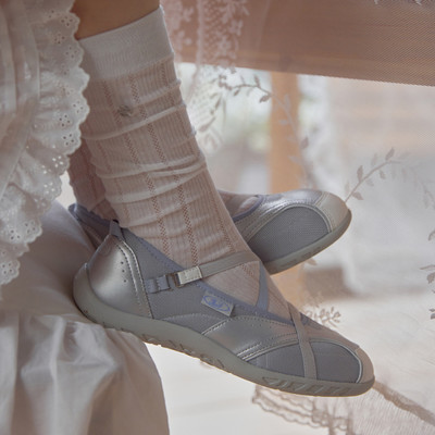 首尔的米家OTZShoes 女鞋联名款银灰轻便款休闲鞋淑女鞋平底鞋