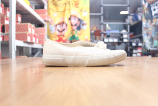 2750 首尔 女款 米家SUPERGA COTU白色帆布休闲滑板鞋