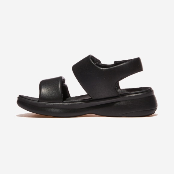 首尔的米家NUOVO 女鞋YUI VELCRO SANDAL黑色休闲凉鞋