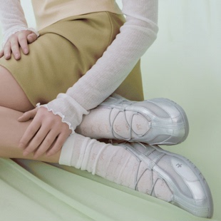 首尔的米家OTZShoes 女鞋ROMARY MARY JANE银色休闲鞋淑女鞋