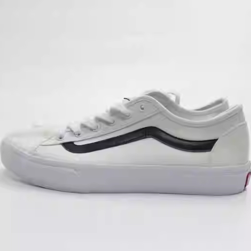 首尔的米家VANS 男鞋女鞋POSTON日款白黑帆布休闲滑板运动鞋
