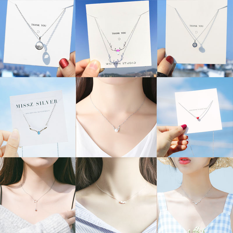 the republic of korea Necklace have cash less than that is registered in the accounts Simplicity ins Jewelry Sen family student Korean Edition choker Necklacein the Accessories/Fashion Jewelry, Necklace  category - from Buy2taobao.com to provide professional Taobao agent buy service