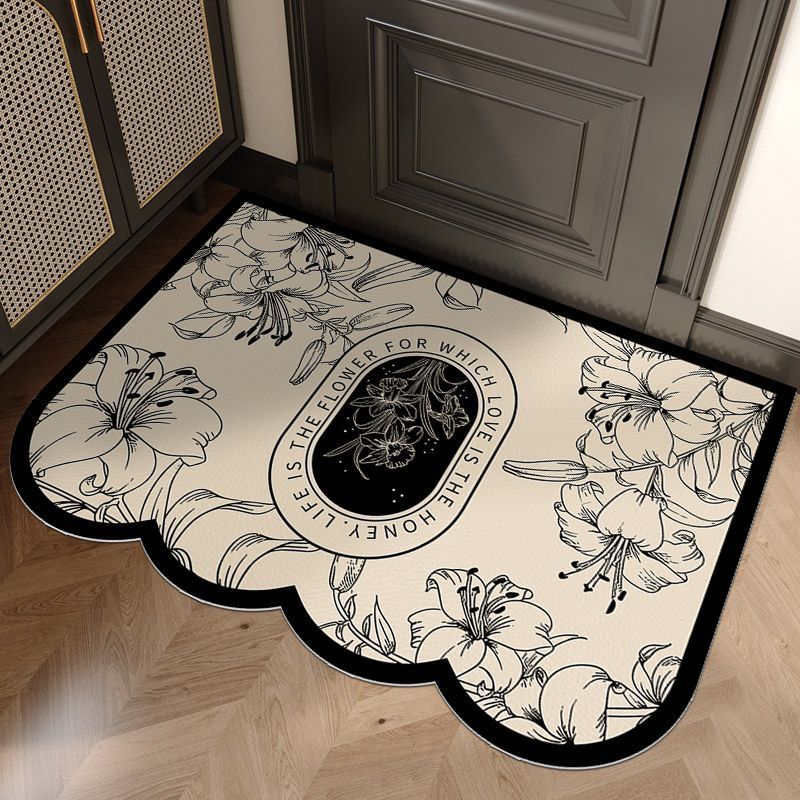 小香风入户门垫轻奢家用玄关进门防滑地垫卫浴门口吸水速干脚垫子