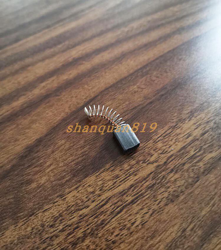 跑步机直流电机碳刷微小碳刷小碳刷黑碳刷微型电机碳刷弹簧碳刷