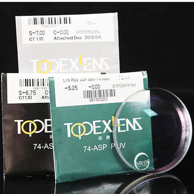 凯米拓牌镜片配眼镜免加工费高度近视散光非球面树脂防蓝光