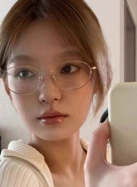 百世芬丹阳镜架58161ZM线上爆款复古金丝细边眼镜框可配近视眼镜
