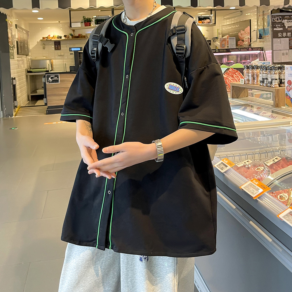 24夏装新款男装宽松男士短袖T恤DY31 P48图片